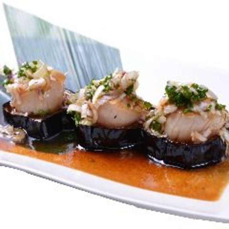 茄子とホタテのタルタル(酒蔵 季 （シュゾウ トキ）)