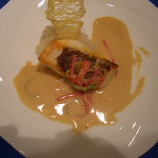 真鯛のグリエ ホワイトソース(ブラッセリー トモ （Brasserie Tomo）)