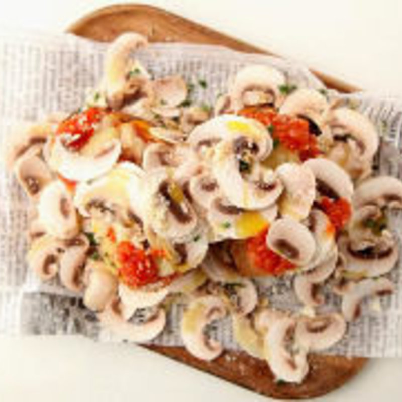 マッシュルームとベーコンのブルスケッタ(ベルサイユの豚 錦糸町 )