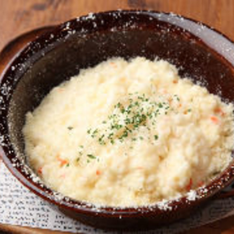 山盛りパルメザンチーズのリゾット(ベルサイユの豚 錦糸町 )