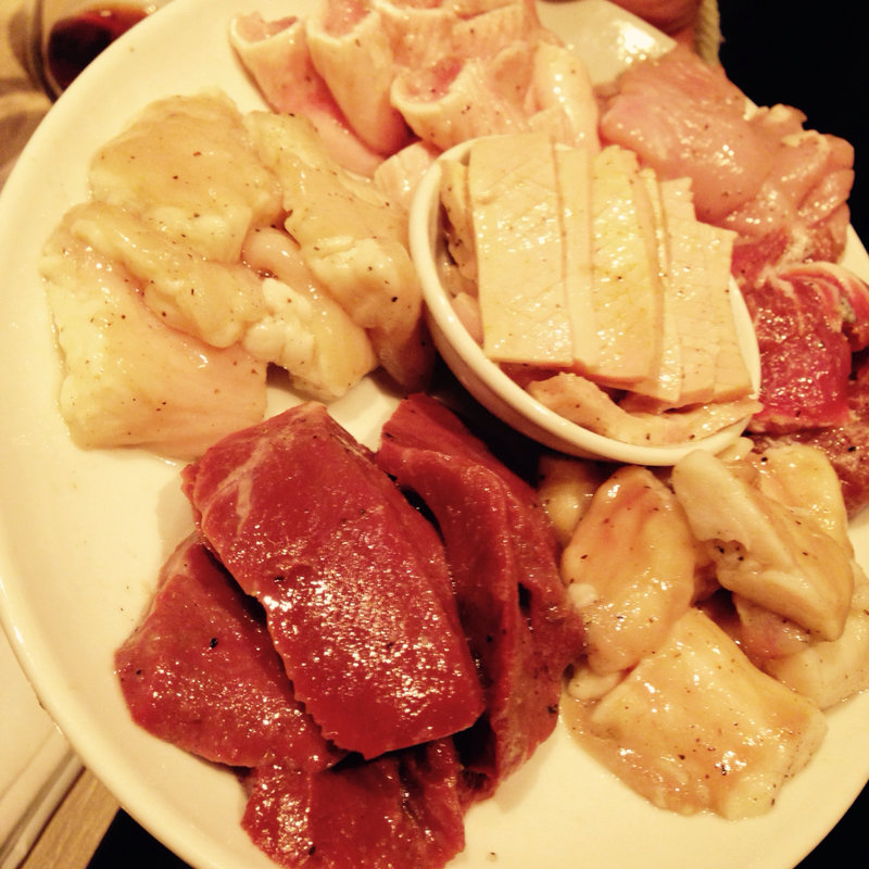 ホルモン盛り合わせ(うしごろバンビーナ 渋谷店)