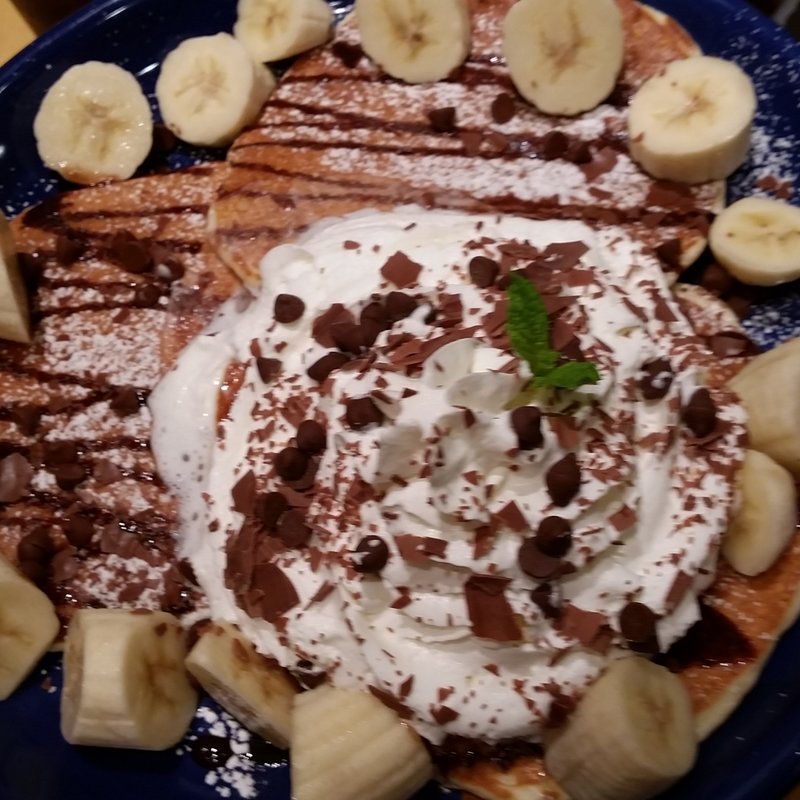 チョコバナナパンケーキ(手作りごちそう洋食たまち 板橋店)