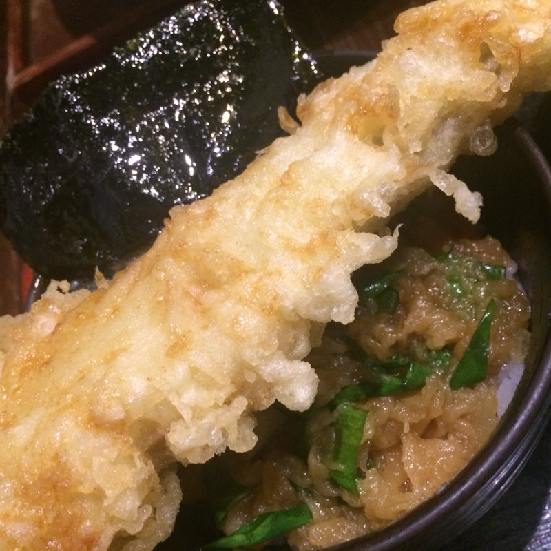 あなご天丼(饂の神 （三代目辨慶）)