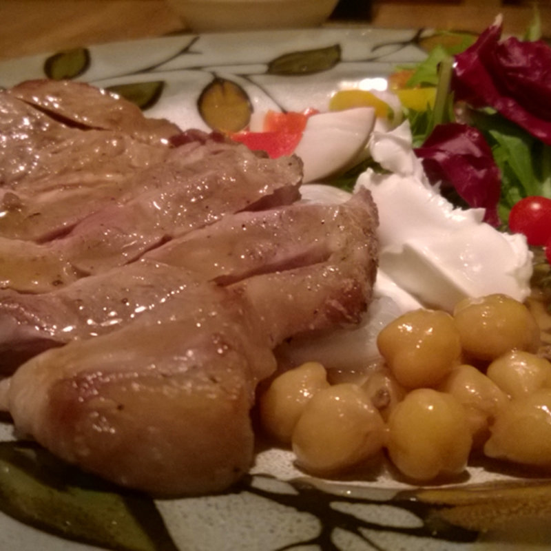 もち豚ステーキ(京橋 二刀流)