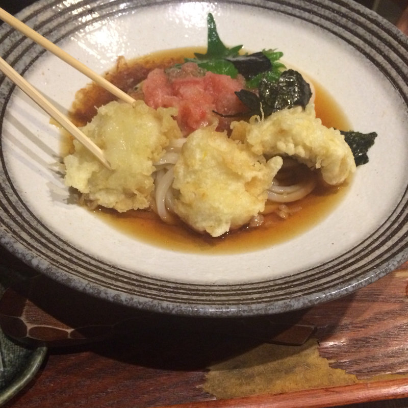 鱧天の梅おろしぶっかけ(冷)(饂の神 （三代目辨慶）)