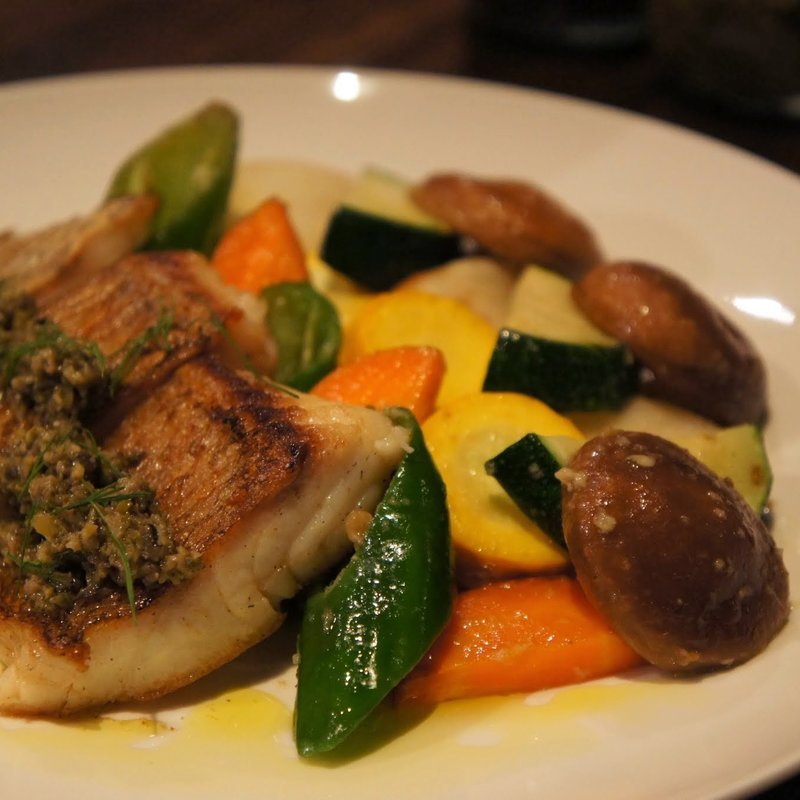 本日の鮮魚のソテー アンチョビソース(ビストロアールディー)