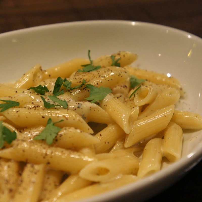 自家製パンチェッタのカルボナーラ(ビストロアールディー)