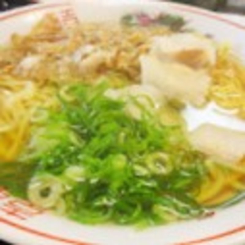 油かすそば(どぎゃん)