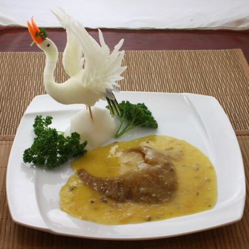 フカヒレ姿煮の蟹みそあんかけ(安安酒楼)