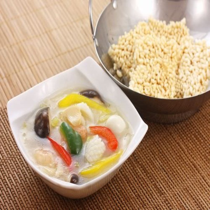 海鮮おこげ(安安酒楼)