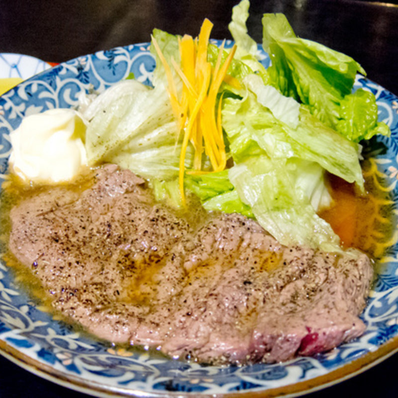 クジラステーキ(くじらのお宿 一乃谷 )