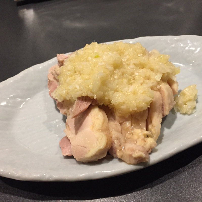 蒸し鶏ネギソース(晴屋 福島店)