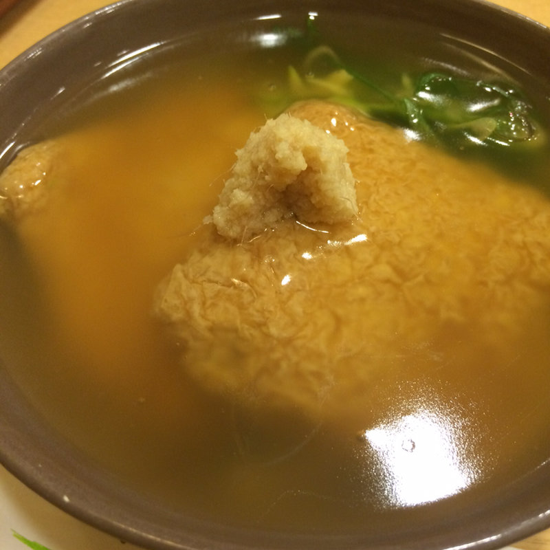 きつねあんうどん(道頓堀今井 本店)