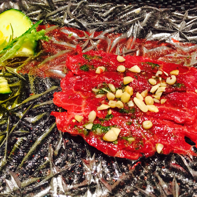 馬肉のカルパッチョ(森サンジョヴェーゼ )