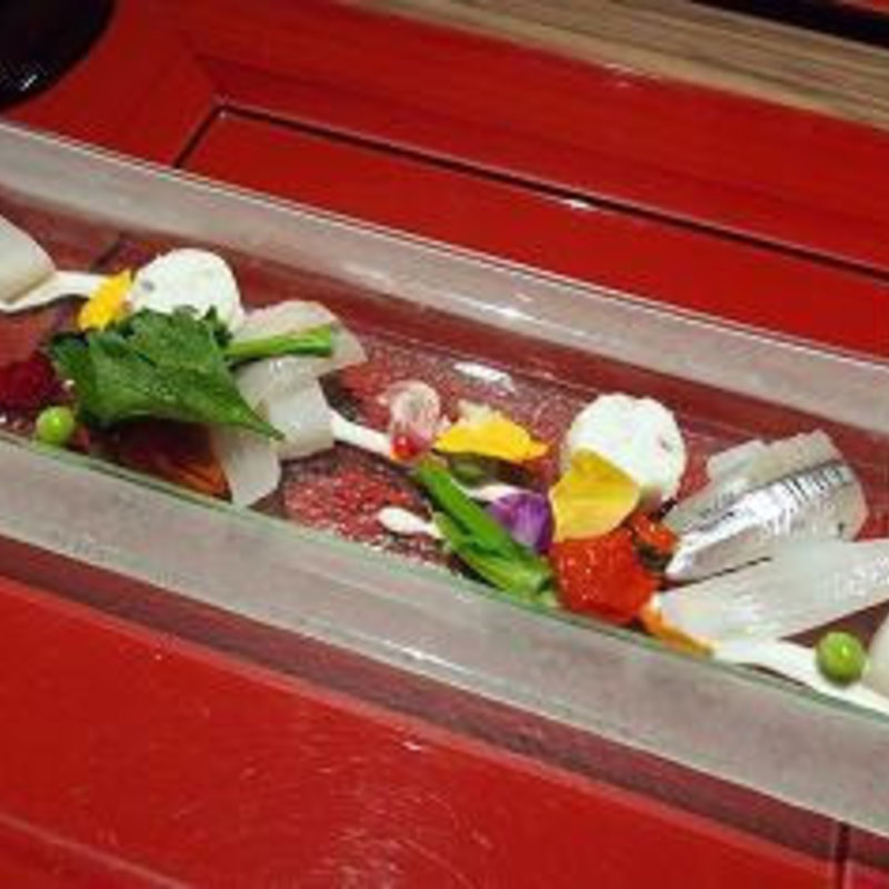 魚介類と春の地野菜の彩りマリネ(ホテルニューアワジプラザ淡路島 )