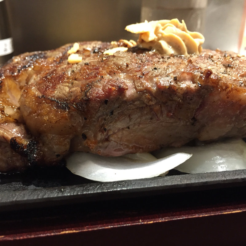 リブロースステーキ 500g(いきなりステーキ 川崎駅前店)