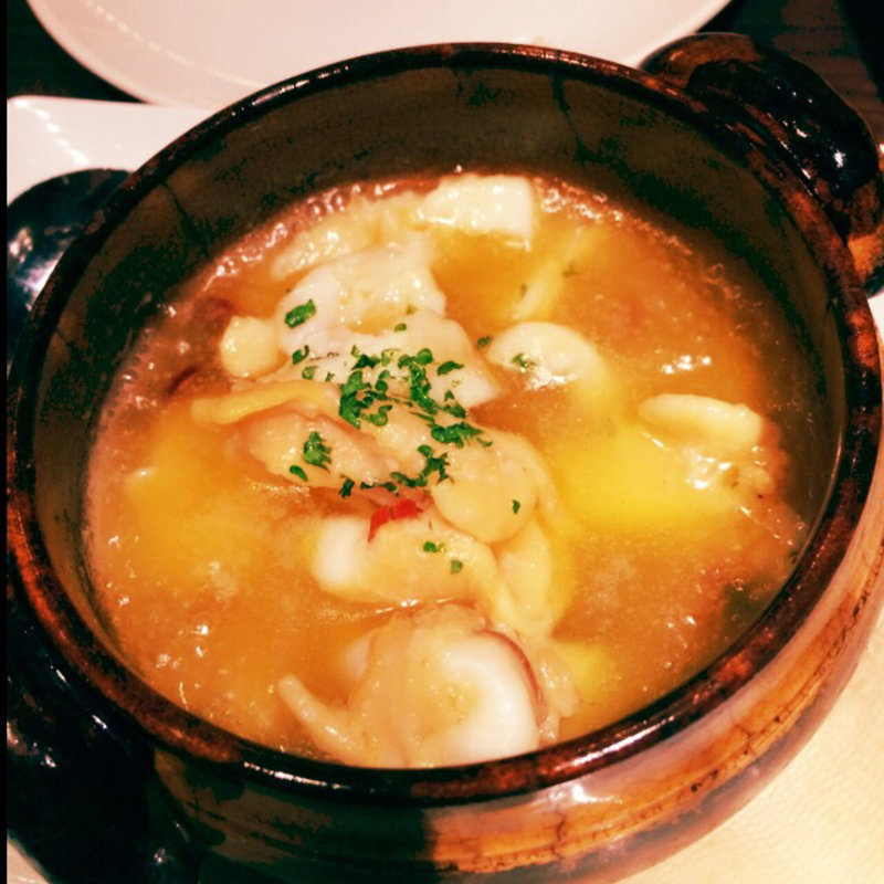 オホーツク産のツブ貝のアヒージョ(ガウディの舌二子玉川店)