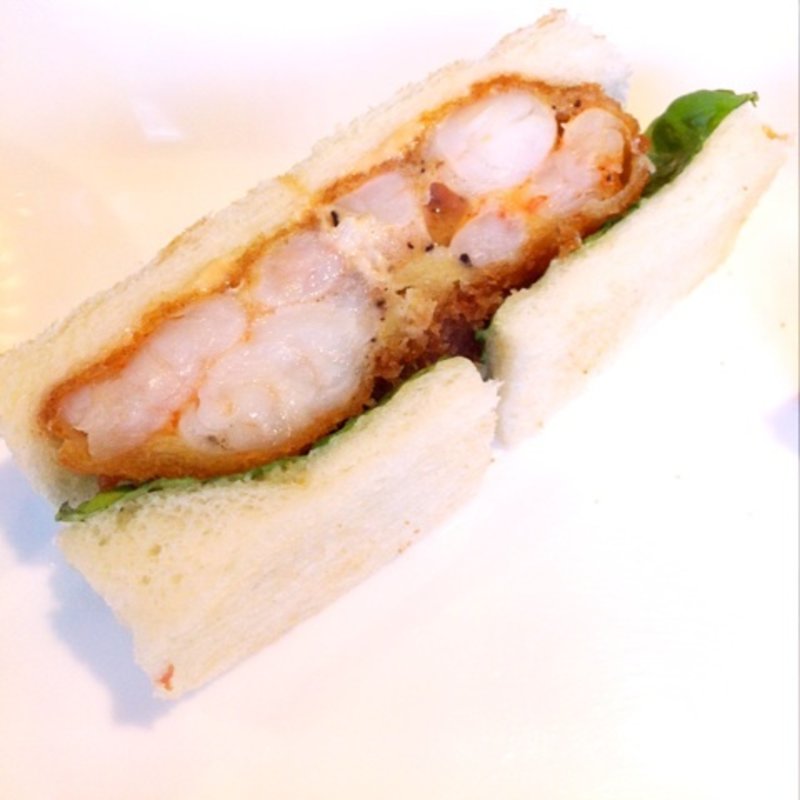 海老カツのサンドウィッチ(銀座木村家)