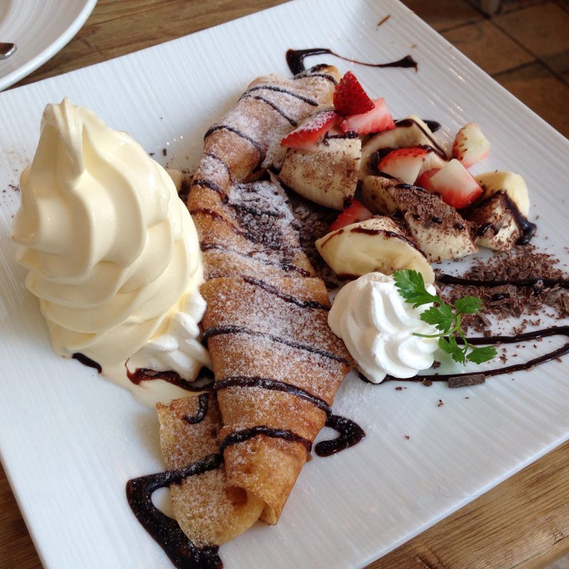 完熟バナナ&刻みカカオのチョコレートクレープ(SILKREAM)