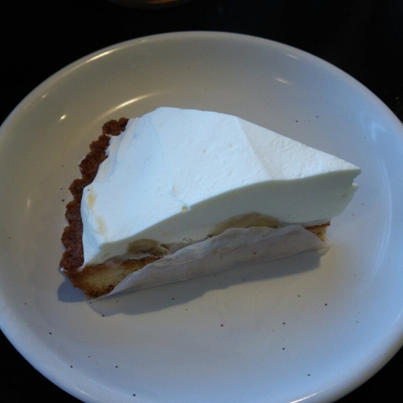 アーモンドミルク＆バナナタルト(Central Park Cafe)