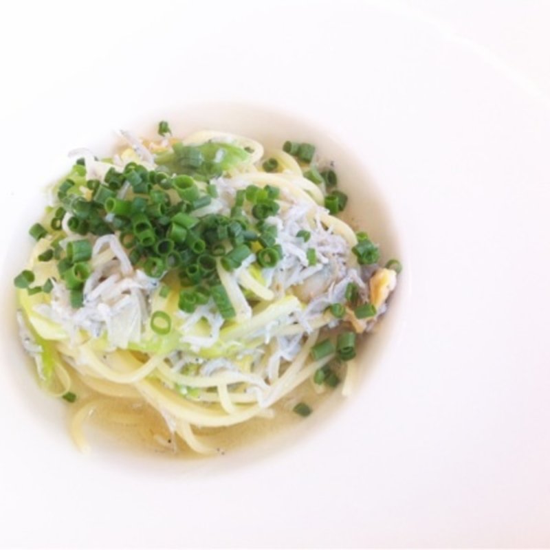 釜揚げシラスと春キャベツのスパゲッティーニ(リストランテフリック)