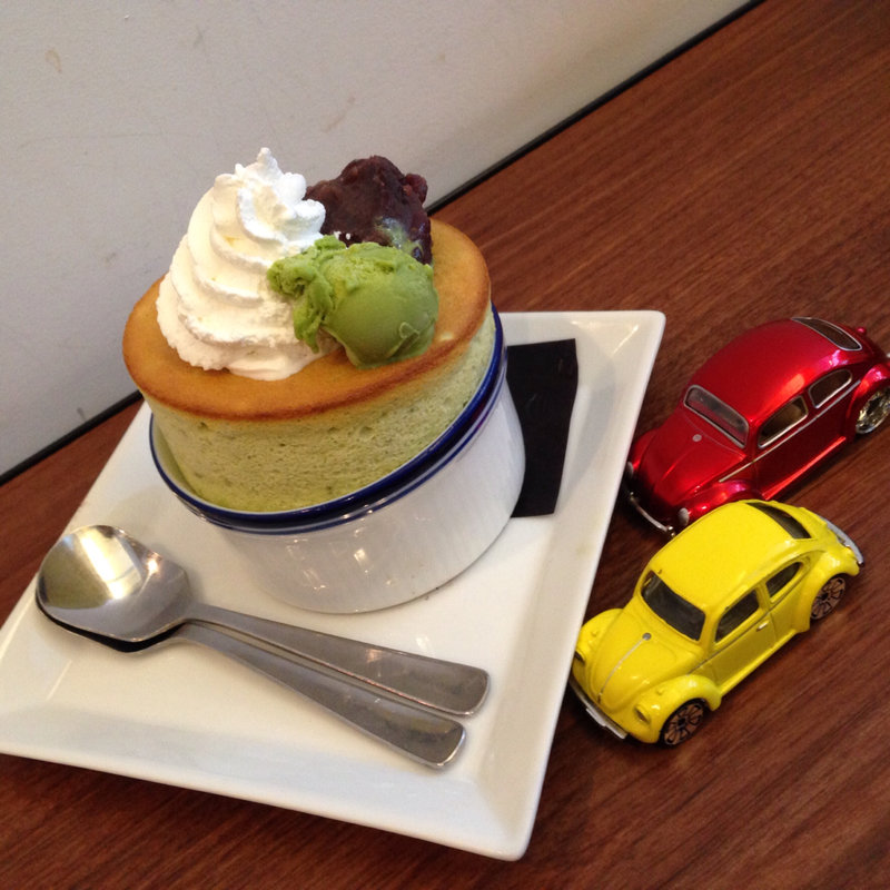 抹茶スフレ(ファンスペースカフェ （FUN SPACE CAFE）)