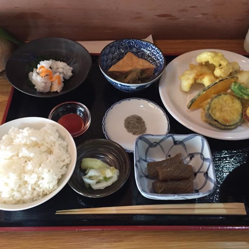 鱧天婦羅定食(旬菜 あだち )