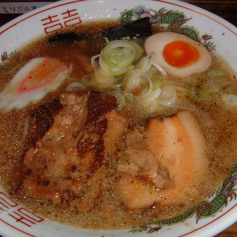しあわせラーメン＋焼きめし(花丸軒 法善寺店)