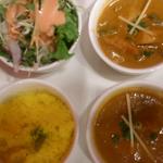 シェアセット　チキンカレー/やさいカレー(ダルバル )