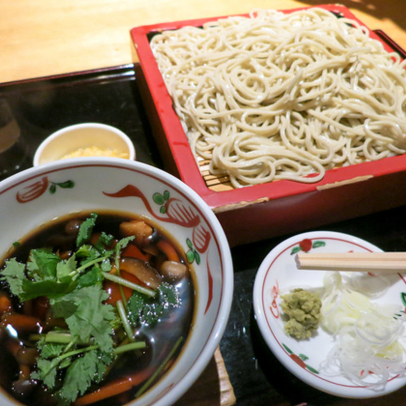 きのこせいろう(蕎麦の膳たかさご)