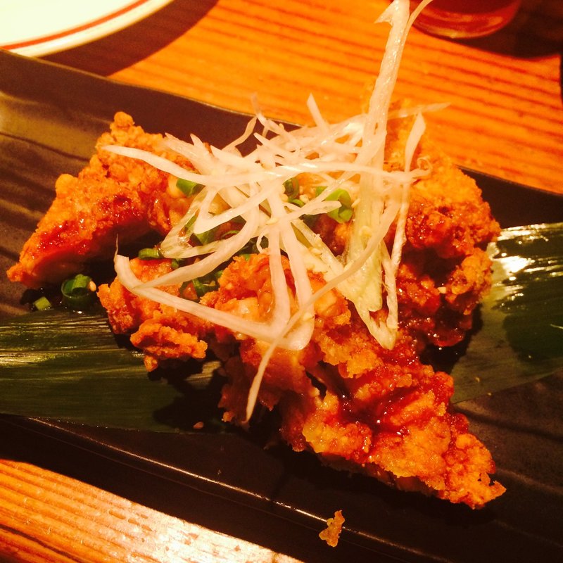 鶏の竜田揚げ(夕焼け飯店)