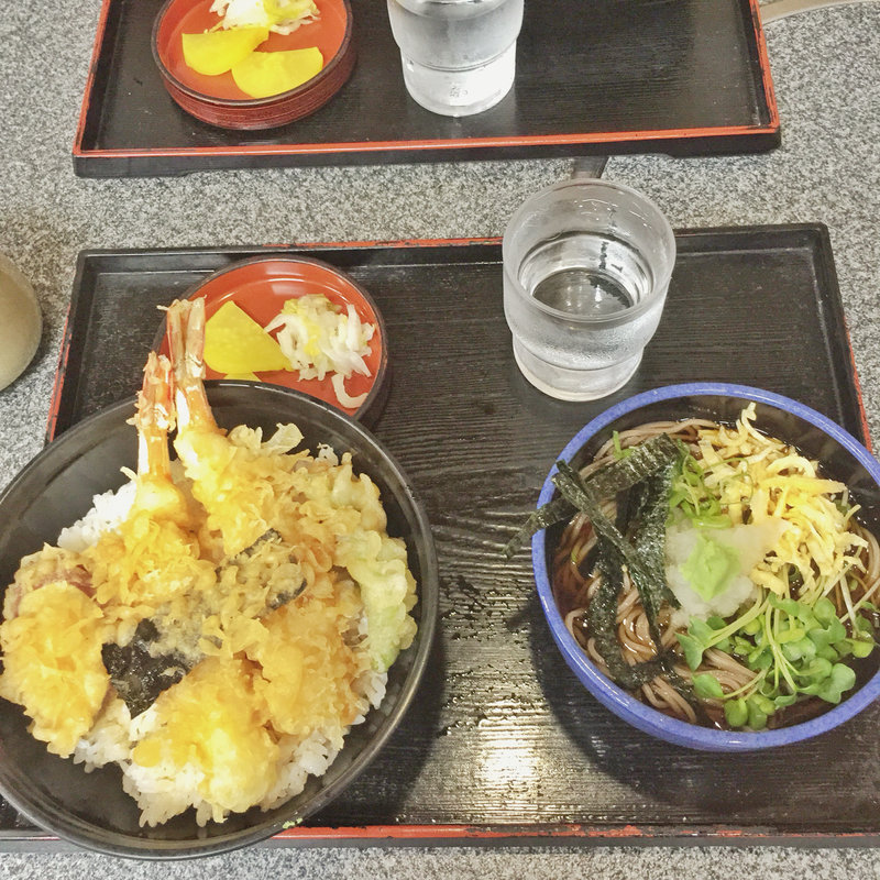 天丼(冷そばセット)(倭)