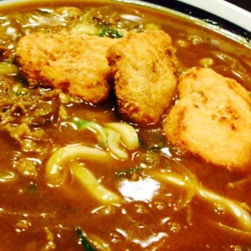 カツカレーうどん(本格さぬきうどんやしま)