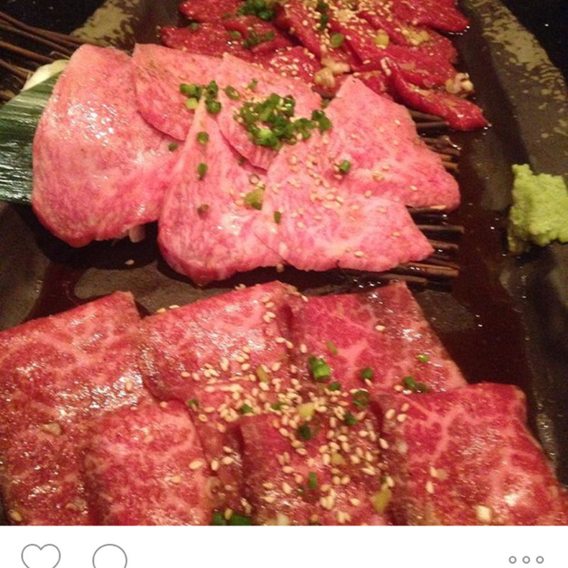 黒毛和牛カルビ(焼肉いのうえ渋谷店)