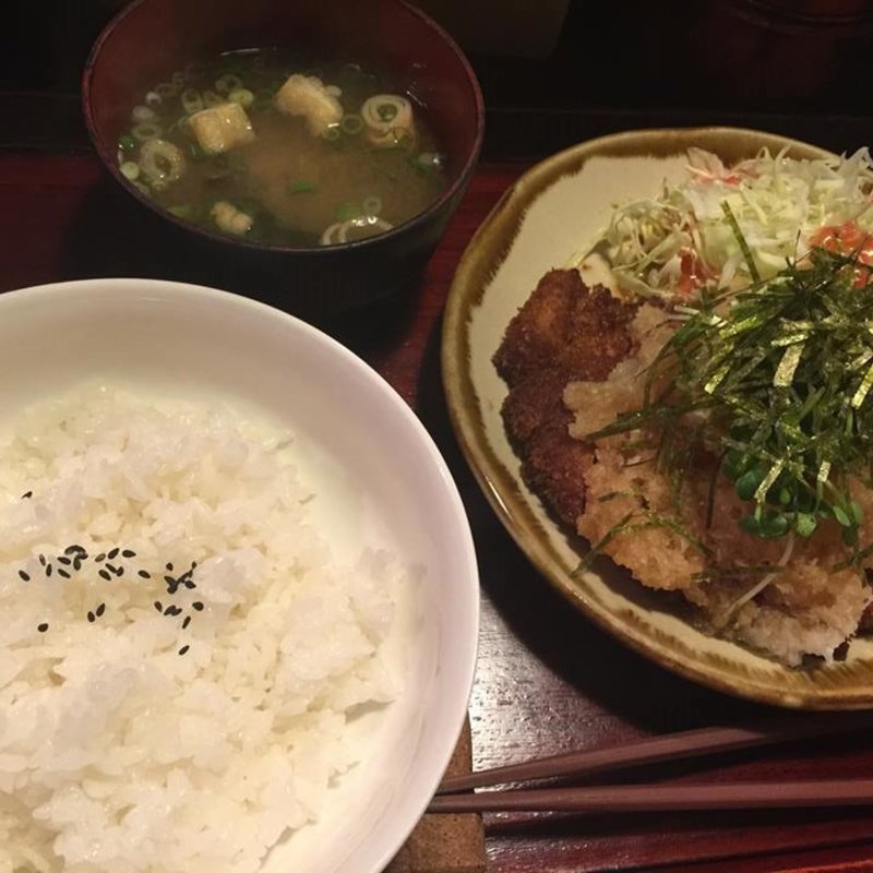 ポンズおろし定食S(喝鈍 法善寺横町店)