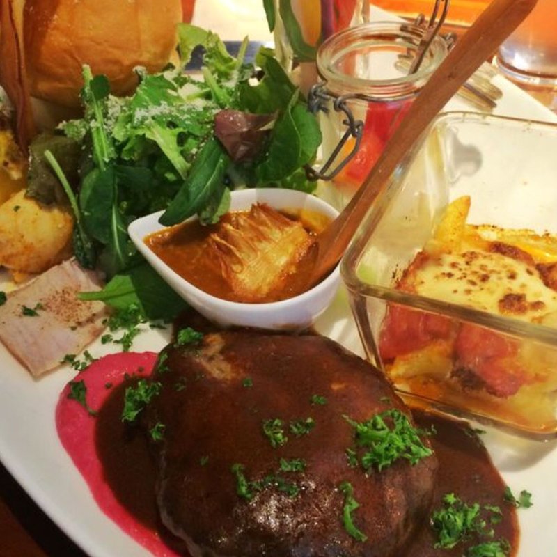 ワンプレートランチ ハンバーグ(ビストロ ブー （BISTRO BUUU）)