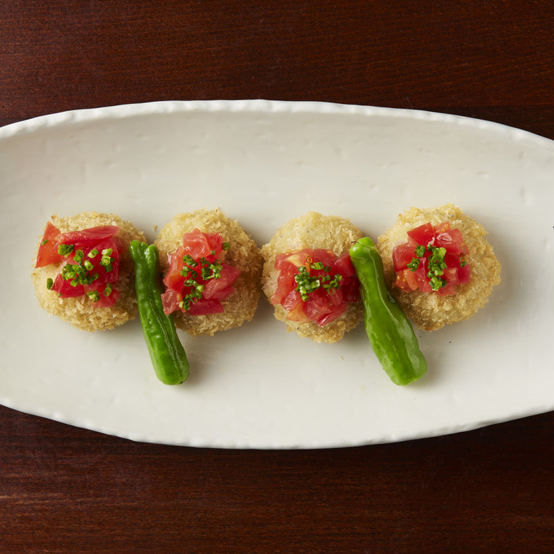 旬彩和膳ぼんオリジナル！　絶品『しらす万頭』(旬彩和膳 ぼん)