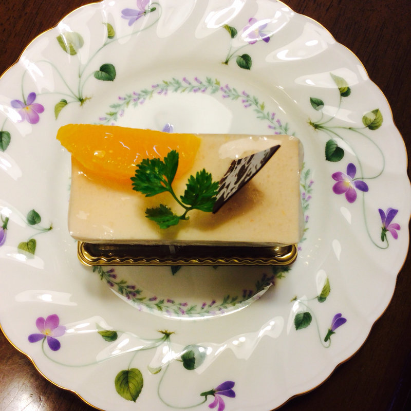 オレンジムース&ブラウニー(パティスリーシュール)