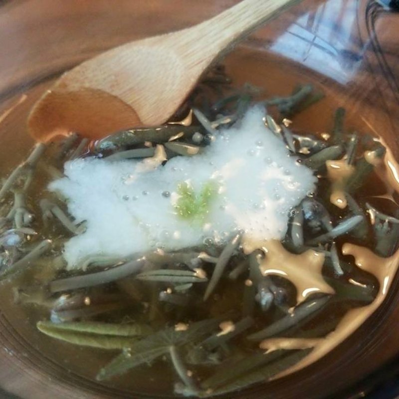 じゅんさいのわさび酢(そば滋雲)