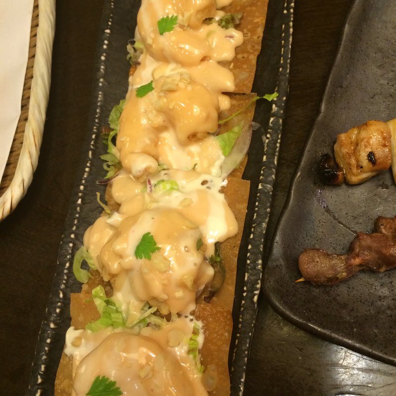 プリプリ海老のマヨネーズ(串八 新堀川店 （くしはち）)