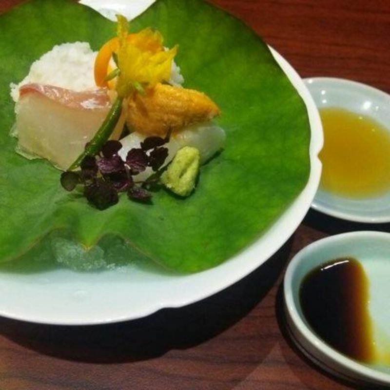 お造り（出汁しゃぶ　京）(京都 瓢喜 銀座三丁目店 （きょうと ひょうき）)