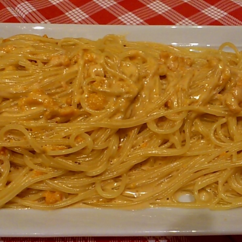 ウニのパスタ(ラ・ベットラ・ペル・トゥッティ 新宿本店)