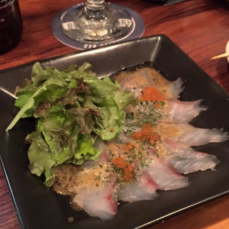 クロダイのカルパッチョ(クアトロ （Cuatro）)