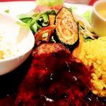 炭焼ハンバーグプレートランチ