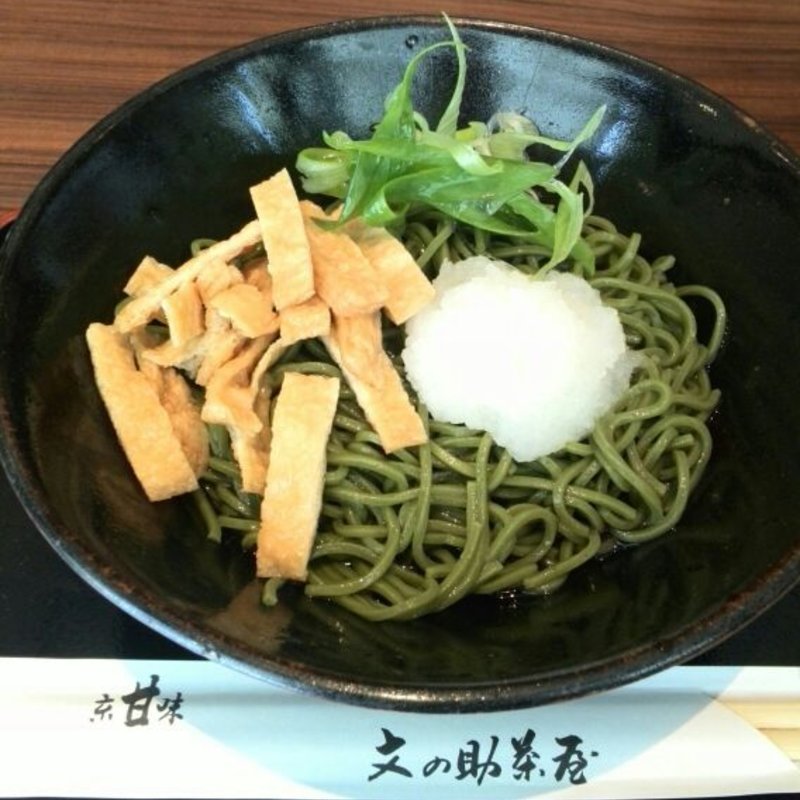 きざみきつね茶そば（冷）(文の助茶屋新横浜店)