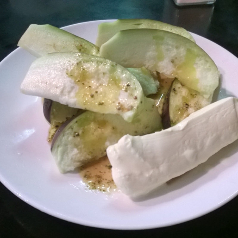 泉州水なすマスカルポーネ添え(明ごころ本店 洋食店)