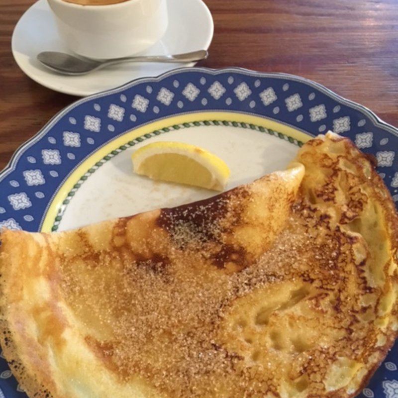 凹欧風パンケーキ（レモン＆シュガー）(デコボコキッチン)