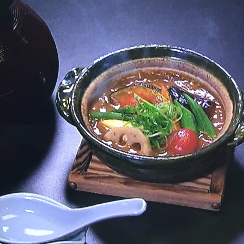 彩り夏野菜カレー(肥後橋ゆきや。 )