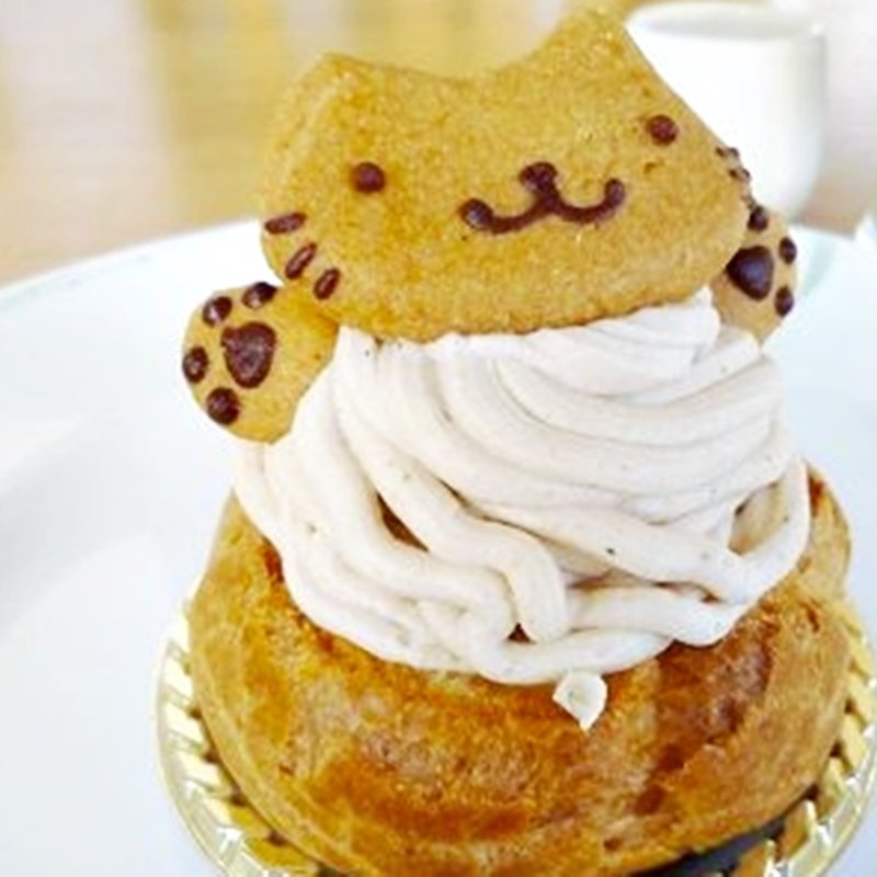 こねこのシュークリーム(（有）お菓子のゆりかご)