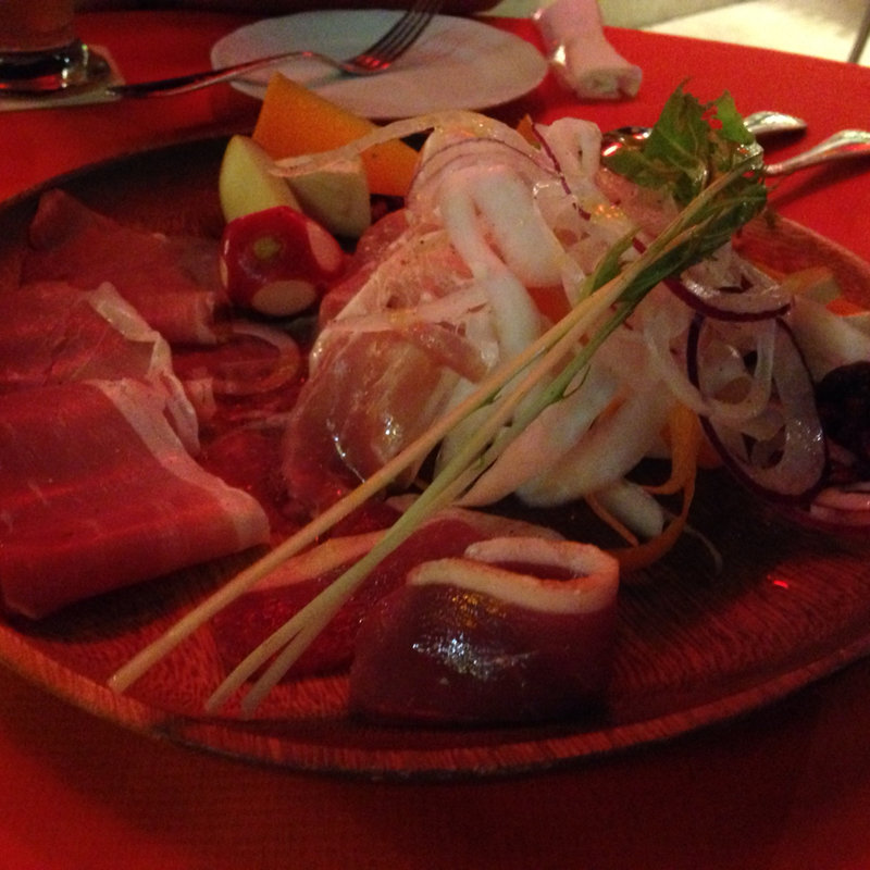 ハムとチーズの盛り合わせ(フランツィスカーナー 六本木ヒルズ店 )